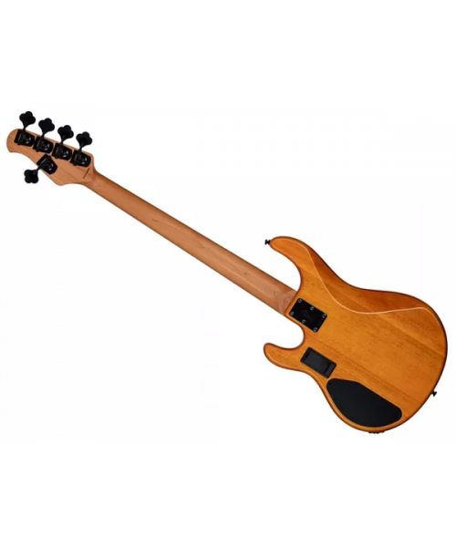 STERLING BY MUSIC MAN STINGRAY RAY35HH POPLAR BURL TOP AMBER