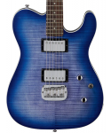 G&l asat deluxe carved top bright blueburst