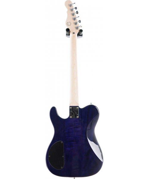 G&l asat deluxe carved top bright blueburst