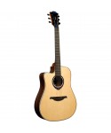 LAG HYVIBE 30 HYVIBE 30 TLHV30DCE CHITARRA ACUSTICA SMART DREADNOUGHT CUTAWAY MANCINA