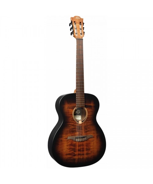 LAG - TN70A-B&B CHITARRA ACUSTICA NYLON AUDITORIUM BLACK