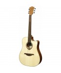 LAG - T70DC-NAT CHITARRA ACUSTICA DREADNOUGHT CUTAWAY NATURAL