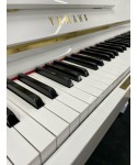 PIANOFORTE VERTICALE YAMAHA MOD. U1 BIANCO LUCIDO