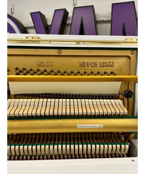 Vertical piano YAMAHA MoD. U1 glossy white