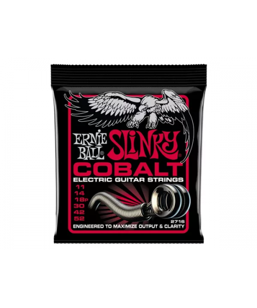 ERNIE BALL 2716 BURLY SLINKY COBALT GUITAR 11-52