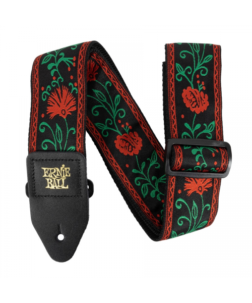 ERNIE BALL 5361 JACQUARD STRAP WESTERN ROSE