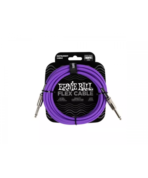 ERNIE BALL 6415 FLEX CABLE PURPLE 3M