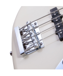 METRO EXPRESS 4 STRINGS P/J BASS 21 FRETS HYBRID WHITE