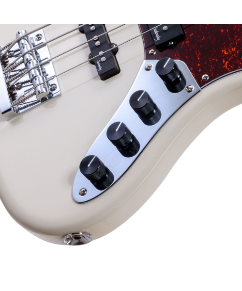 EXPR meterESS 4 Strings P / J Bass 21 Frets Hybrid White