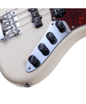 METRO EXPRESS 4 STRINGS P/J BASS 21 FRETS HYBRID WHITE