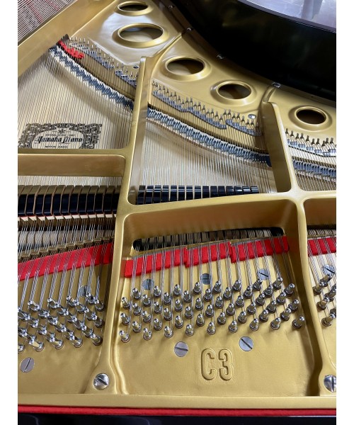 PIANOFORTE MEZZA CODA YAMAHA MOD. C3 NERO LUCIDO