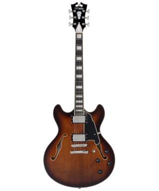 D'ANGELICO Premier Dc Brown Burst