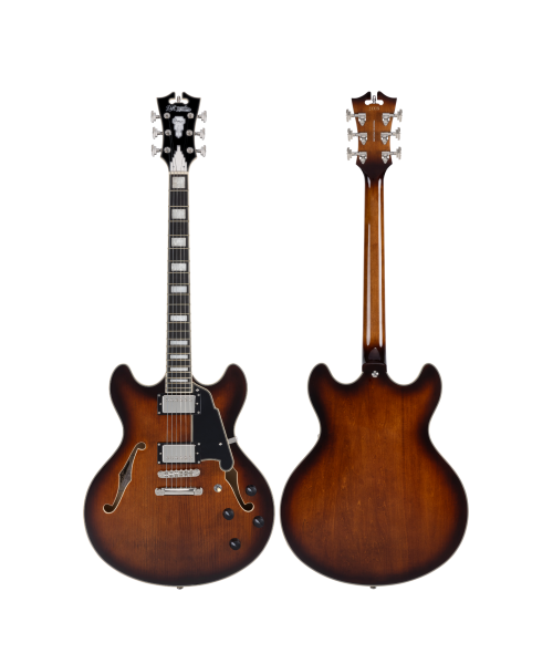 D'ANGELICO Premier DC Brown Burst