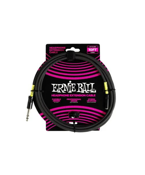 ernie ball 6422 prolunga cuffie trs jack grande 3m