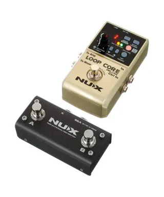 NUX Loop Core Deluxe Bundle - Pedale Looper + Footswitch | Piazzo