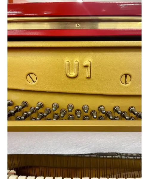 PIANOFORTE VERTICALE YAMAHA U1H ROSSO