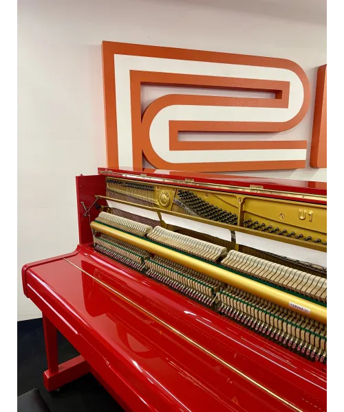 Vertical piano YAMAHA U1H red