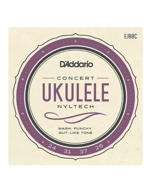 D'addario set concert nyltech ukulele