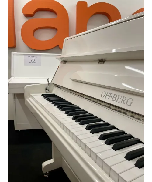 Vertical piano OFFBERG L109T WHITE L.