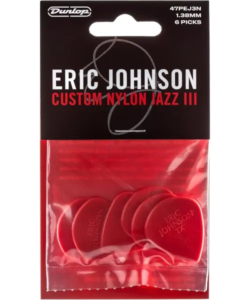 Dunlop 47pej3n Eric Johnson Jazz III, Player's Pack / 6