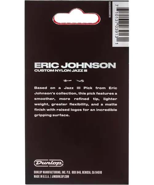 Dunlop 47pej3n Eric Johnson Jazz III, Player's Pack / 6