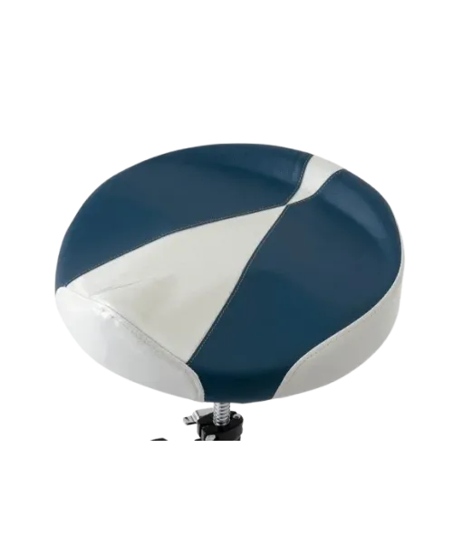 Dixon PSN-13bw - seat - Blue / white saddle sitting - double leg