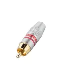 Bespeco mmrcar plug coass vol rca red riga metal