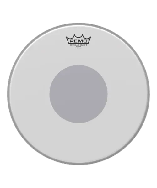 Remo CS-0114-10 controlled sandblasted sound black dot