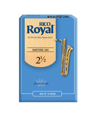 Conf. 10 Reeds RICO Royal RLB1025 SAX Baritone 2.5