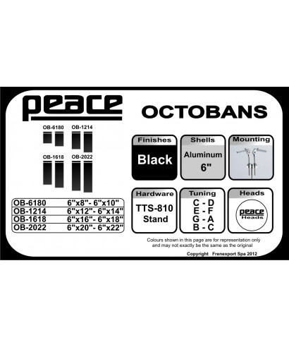 Peace Couple Octobans OB1618 with stand 