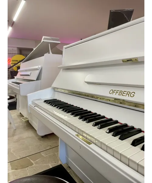 PIANOFORTE VERTICALE OFFBERG BIANCO SATINATO