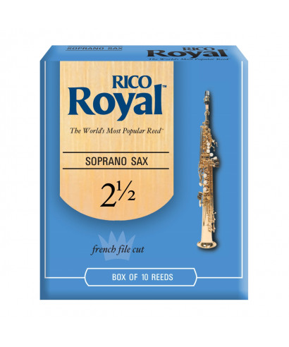Conf. 10 Reeds RICO RIB1025 Royal Sax Soprano 2.5