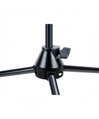 asta microfonica soundsation smics-120-bk base in metallo