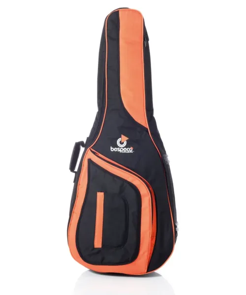 Bespeco bag150cg borsa chitarra classica bk/orange