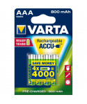 BATTERIA RICARICABILE VARTA ACCU AAA MINISTILO 800 mAh BLISTER 4 PZ