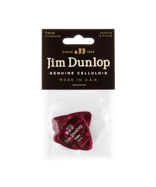 Dunlop 483p09 Red Polid - thin