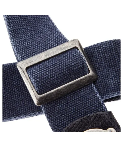 Magrabò stripe sc cotton washed blu 5 cm