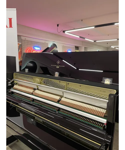 Vertical piano KAWAI K 200 glossy black