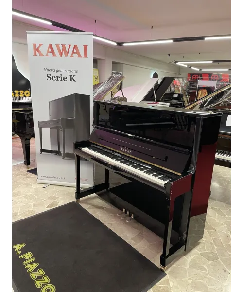 PIANOFORTE VERTICALE KAWAI K 500 NERO LUCIDO