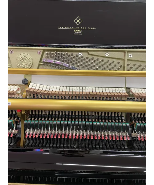 Vertical piano KAWAI K 500 glossy black