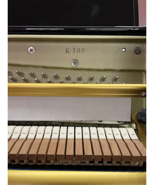 Vertical piano KAWAI K 500 glossy black