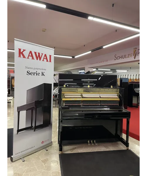 PIANOFORTE VERTICALE KAWAI K 500 NERO LUCIDO