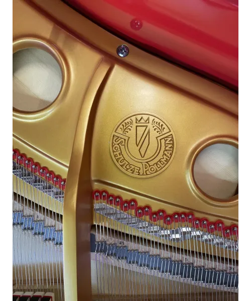 Half-tail piano Schulze Pollmann S160 red