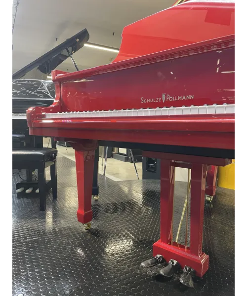 Half-tail piano Schulze Pollmann S160 red
