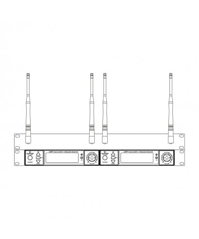 KIT MONT. A RACK SOUNDSATION WF-RACK KIT2 PER RADIOMICROFONI WF