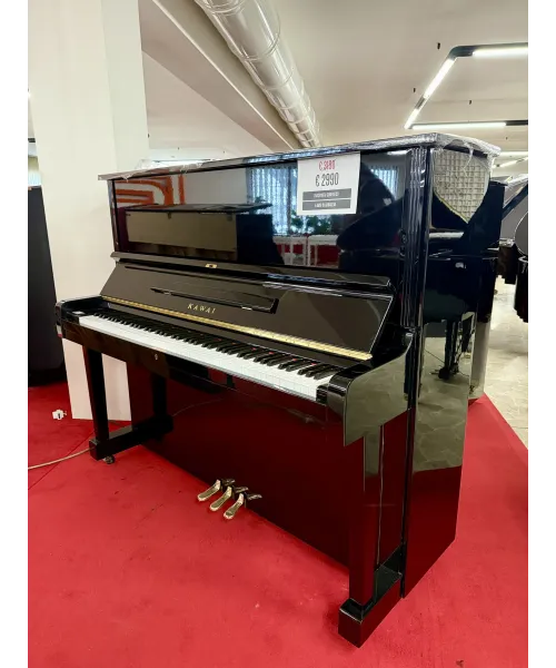 Pianoforte verticale kawai bl61 nero lucido
