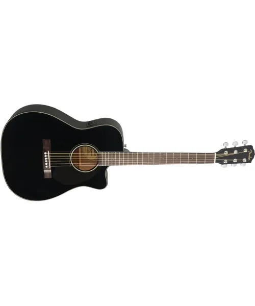 Electro-Acoustic Guitar Concert Cutaway Black