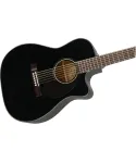 Electro-Acoustic Guitar Concert Cutaway Black