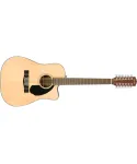 Chitarra elettroacustica Dreadnought a 12 corde, Natural