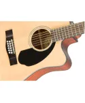 Dreadnought electro-acoustic guitar at 12 strings, Natural